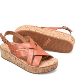 Born Shoes Canada | Women's Shona Sandals - Orange Papaya (Orange)