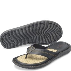 Born Shoes Canada | Men's Bermuda Basic Sandals - Black