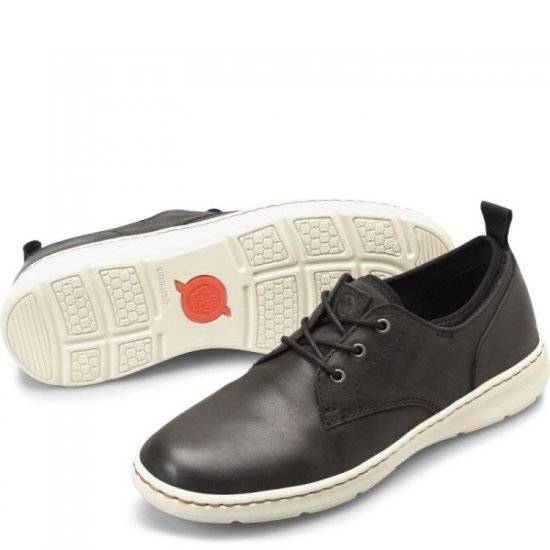 Born Shoes Canada | Men's Marcus Slip-Ons & Lace-Ups - Black - Click Image to Close