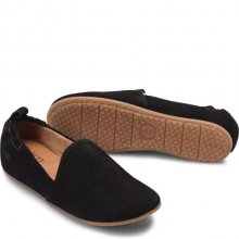 Born Shoes Canada | Women's Margarite Slip-Ons & Lace-Ups - Black Suede (Black)