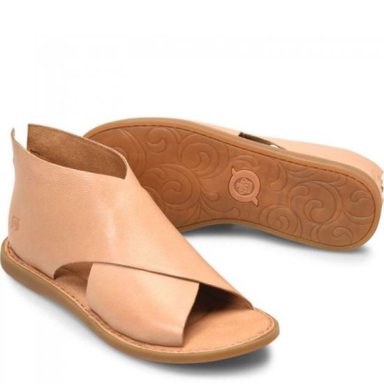 Born Shoes Canada | Women's Iwa Sandals - Natural Nude (Tan) - Click Image to Close