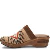 Born Shoes Canada | Women's Bandy Blanket Clogs - Glazed Ginger Blanket (Brown)