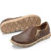Born Shoes Canada | Men's Sawyer Slip-Ons & Lace-Ups - Sunset Embossed (Brown)