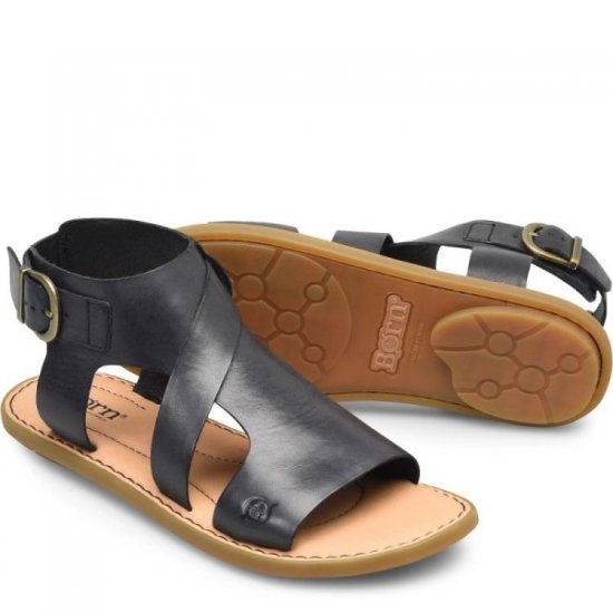 Born Shoes Canada | Women's Marlowe Sandals - Black - Click Image to Close