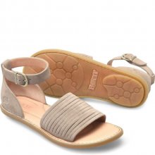 Born Shoes Canada | Women's Margot Sandals - Taupe Suede (Tan)