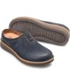 Born Shoes Canada | Women's Seana Clogs - Navy Indigo Distressed (Blue)