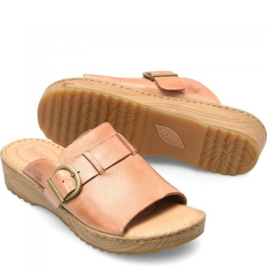 Born Shoes Canada | Women's Averie Sandals - Natural (Tan) - Click Image to Close