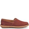Born Shoes Canada | Women's Naya Slip-Ons & Lace-Ups - Brick Nubuck (Red)