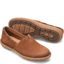 Born Shoes Canada | Women's Naya Slip-Ons & Lace-Ups - Maple Leaf Nubuck (Tan)