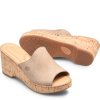 Born Shoes Canada | Women's Lilah Sandals - Cream Visone Distressed (Tan)
