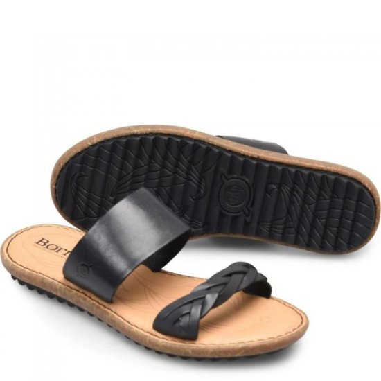 Born Shoes Canada | Women's Morena Sandals - Black - Click Image to Close