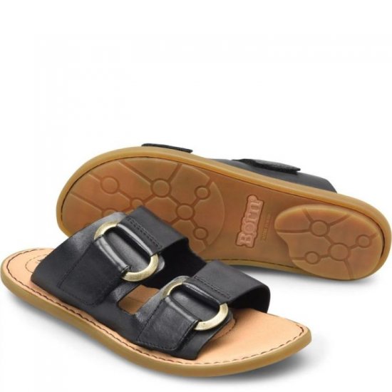Born Shoes Canada | Women's Marston Sandals - Black - Click Image to Close