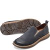 Born Shoes Canada | Men's Bryson Slip-Ons & Lace-Ups - Dark Jeans Distressed (Blue)