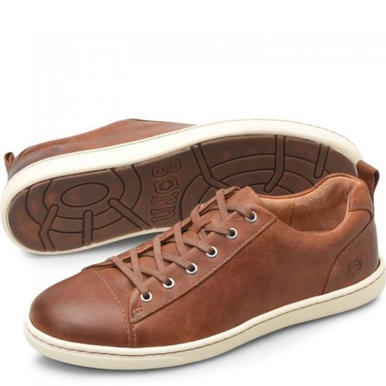 Born Shoes Canada | Men's Allegheny Slip-Ons & Lace-Ups - British Tan (Tan) - Click Image to Close