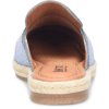 Born Shoes Canada | Women's Gretta Clogs - Sea Blue Cotton Fabric (Multicolor)