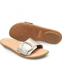 Born Shoes Canada | Women's Miarra Sandals - Light Gold Panna Cotta (Metallic)