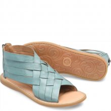 Born Shoes Canada | Women's Iwa Woven Sandals - Turquoise Lagoon (Green)
