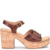 Born Shoes Canada | Women's Browyn Sandals - Dark Tan Bourbon (Brown)