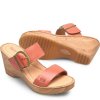 Born Shoes Canada | Women's Emily Sandals - Rust Cayenne (Red)
