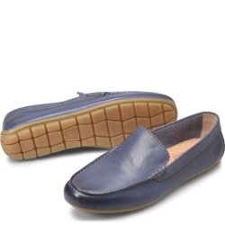 Born Shoes Canada | Men's Allan Slip-Ons & Lace-Ups - Navy Cozumer (Blue)