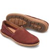 Born Shoes Canada | Women's Naya Slip-Ons & Lace-Ups - Brick Nubuck (Red)