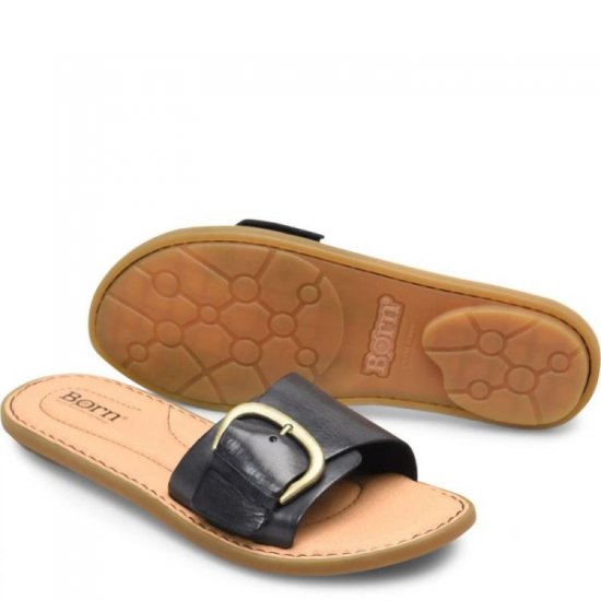 Born Shoes Canada | Women's Miarra Sandals - Black - Click Image to Close