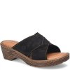 Born Shoes Canada | Women's Teayo Basic Sandals - Black Distressed (Black)