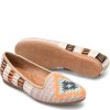 Born Shoes Canada | Women's Giselle Flats - Taupe Cotton Fabric (Multicolor)