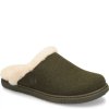Born Shoes Canada | Women's Zoe Clogs - Dark Military Wool Combo (Green)