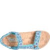 Born Shoes Canada | Women's Sirena Sandals - Turquoise Fabric (Multicolor)