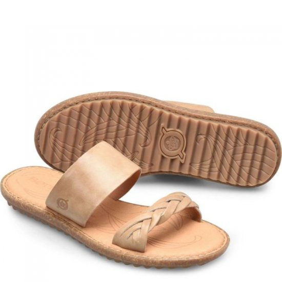 Born Shoes Canada | Women's Morena Sandals - Natural Sabbia (Tan) - Click Image to Close
