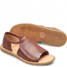 Born Shoes Canada | Women's Cove Modern Sandals - Dark Tan Bourbon (Brown)