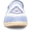 Born Shoes Canada | Women's Gretta Clogs - Sea Blue Cotton Fabric (Multicolor)