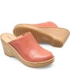 Born Shoes Canada | Women's Natalie Clogs - Rust Cayenne (Orange)