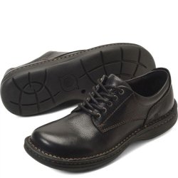 Born Shoes Canada | Men's Hutchins III Slip-Ons & Lace-Ups - Black