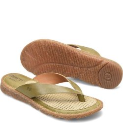 Born Shoes Canada | Women's Bora Basic Sandals - Olive (Green)