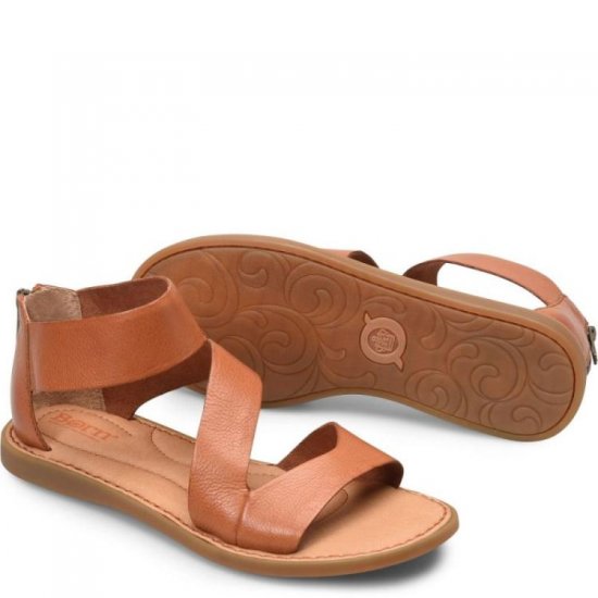 Born Shoes Canada | Women's Irie Sandals - Tan Clay (Brown) - Click Image to Close