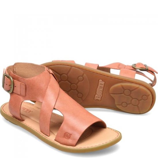 Born Shoes Canada | Women's Marlowe Sandals - Papaya (Orange) - Click Image to Close