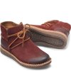 Born Shoes Canada | Women's Calyn Boots - Dark Brick Distressed (Red)