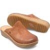 Born Shoes Canada | Women's Andy Clogs - Camel Distressed (Tan)