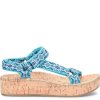 Born Shoes Canada | Women's Sirena Sandals - Turquoise Fabric (Multicolor)