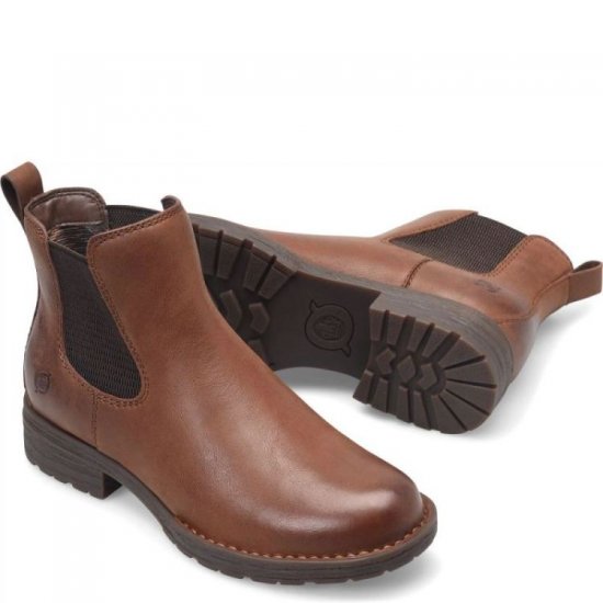 Born Shoes Canada | Women's Cove Boots - Sorell Brown (Brown) - Click Image to Close