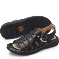 Born Shoes Canada | Men's Wichita Sandals - Black