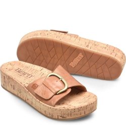 Born Shoes Canada | Women's Sloane Sandals - Tan Cuoio (Brown)