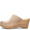 Born Shoes Canada | Women's Natalie Clogs - Cream Visone Distressed (Tan)