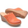 Born Shoes Canada | Women's Natalie Clogs - Albicocca Distressed (Orange)