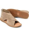 Born Shoes Canada | Women's Iwa Sandals - Taupe Suede (Tan)