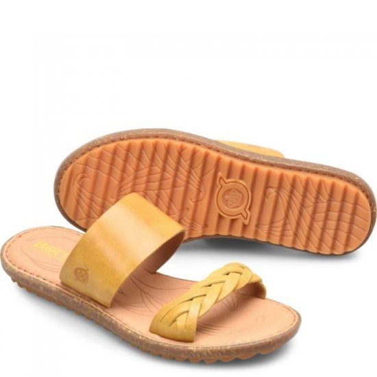 Born Shoes Canada | Women's Morena Sandals - Yellow Sun (Yellow) - Click Image to Close