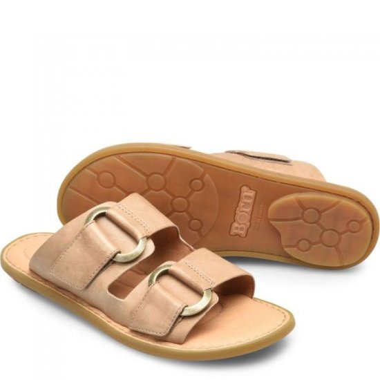 Born Shoes Canada | Women's Marston Sandals - Natural Sabbia (Tan) - Click Image to Close
