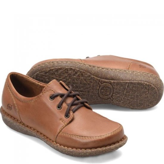 Born Shoes Canada | Women's Juana Basic Slip-Ons & Lace-Ups - Brown - Click Image to Close